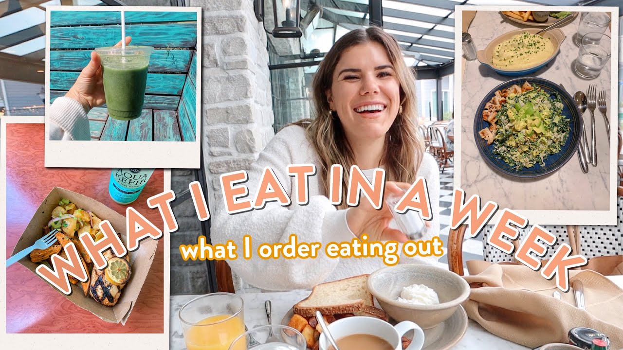 EATING OUT: WHAT I ORDER | What I Eat in a Week to Stay Healthy, Workouts + Overcoming Fear