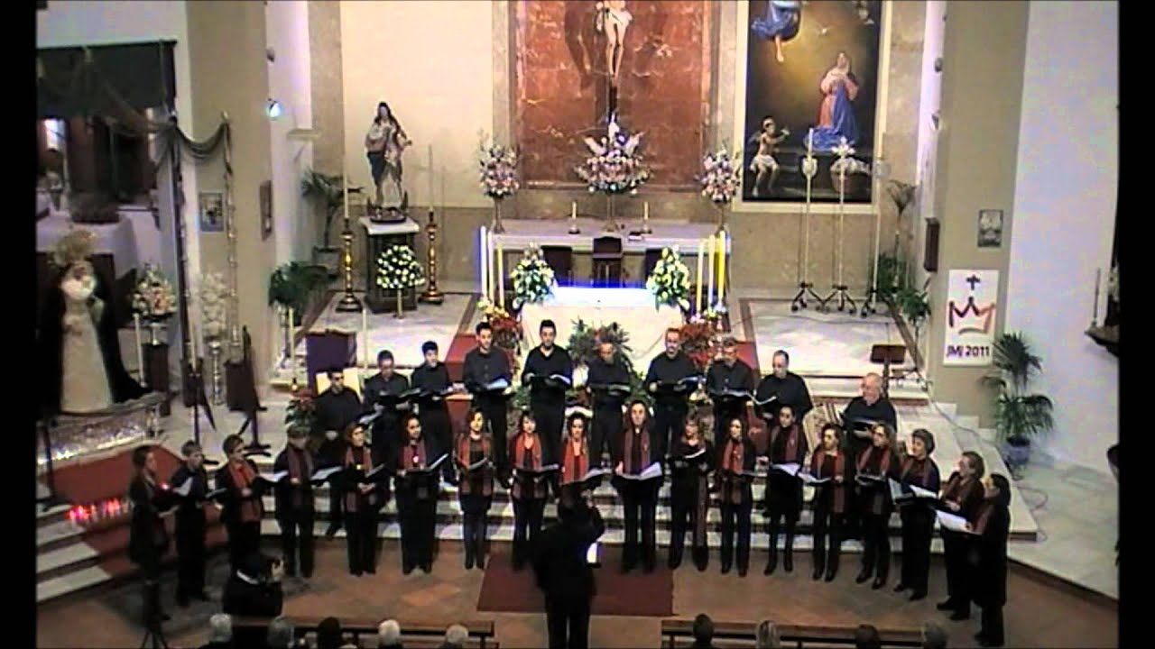 UNA PANDERETA SUENA - 5 v.m.  ( Sergio Asián ) - CORO 
