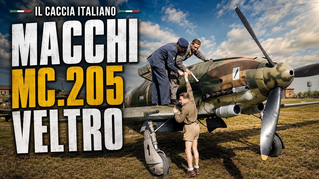 Macchi Mc 205 Veltro: gioiello della Serie 5 #aircraft #fighter #documentario