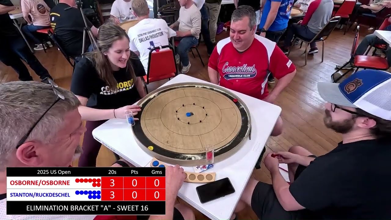2025 US Open -  B Squared vs Connecticut Crokinole Club: Sweet 16