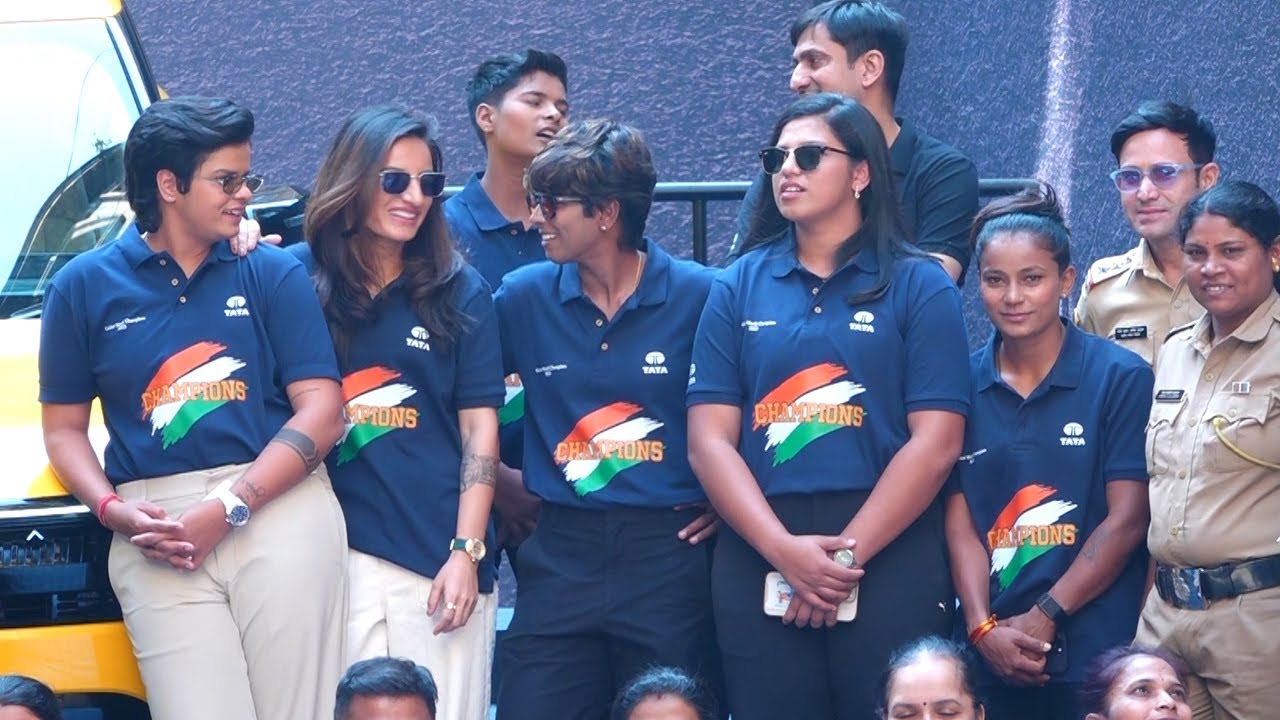 Indian Women’s Cricket Team At Tata Motors Passenger Vehicles Limited Honours | MS shorts