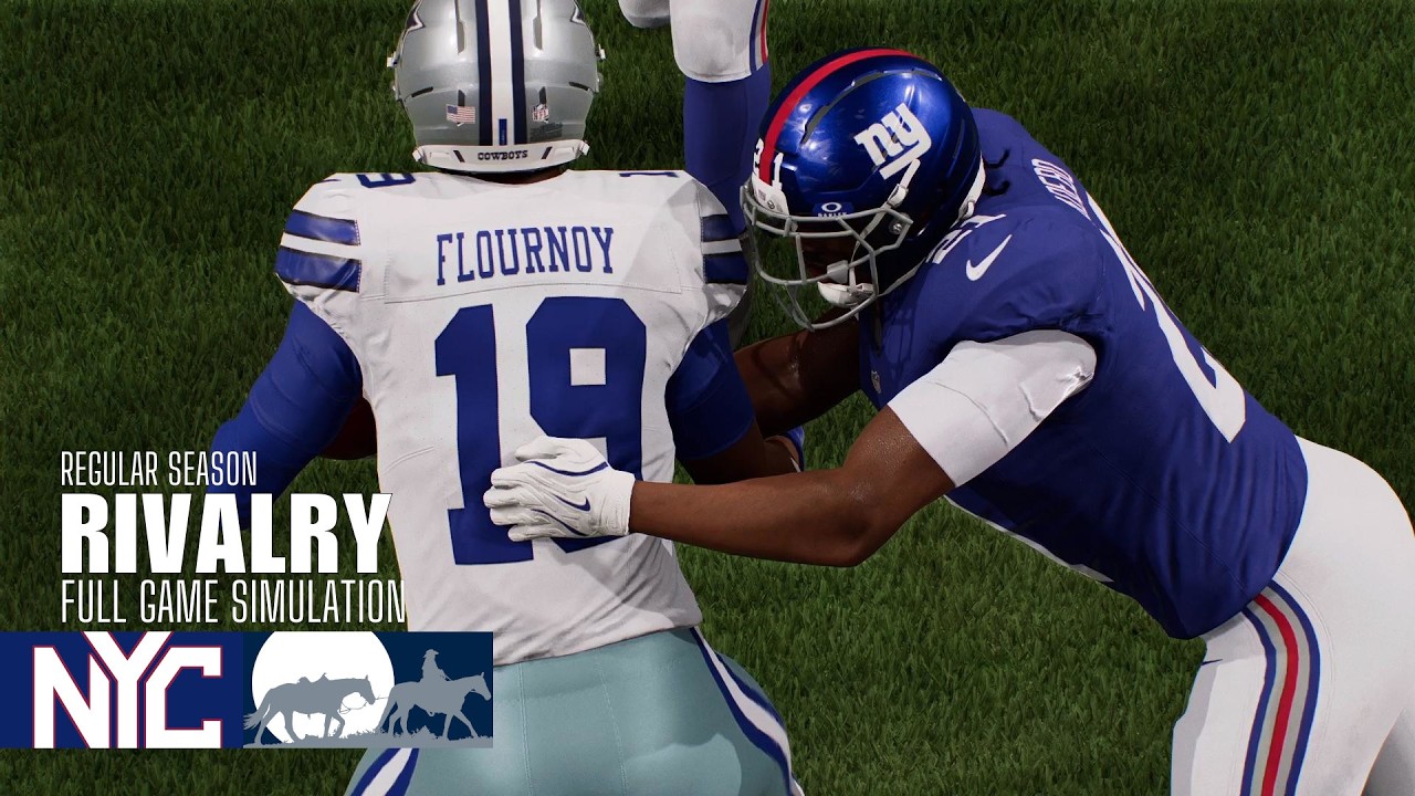 Giants vs. Cowboys | 2026 Rivalry Game | Madden NFL 26 Simulation