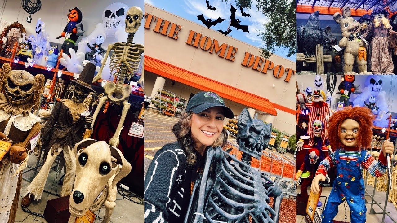 HOME DEPOT HALLOWEEN 2024!🎃 Full Store Tour + Haul!🖤🔪✨