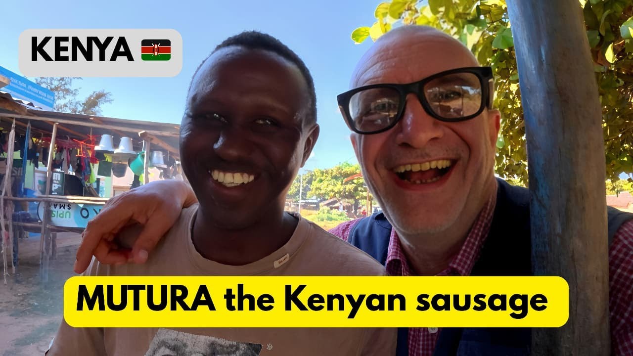 MUTURA : Grillwurst von und mit Einheimischen in Diani essen