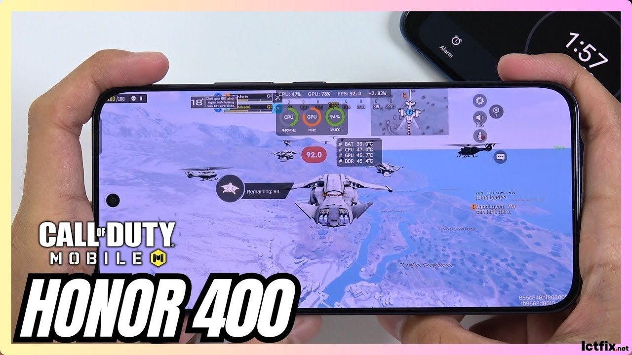 Honor 400 Call of Duty Mobile Gaming test CODM | Snapdragon 7 Gen 3, 120Hz Display