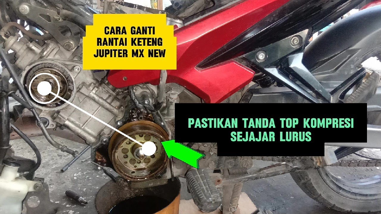 cara ganti rantai keteng Jupiter mx