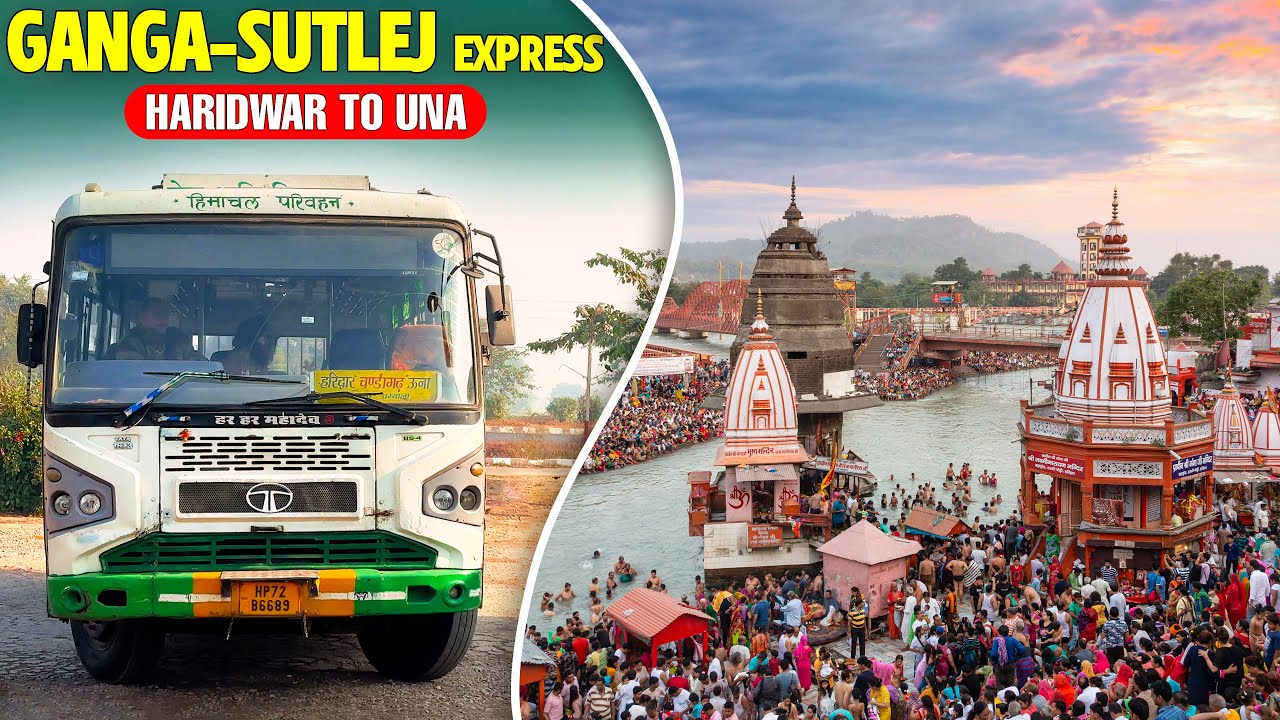 HARIDWAR TO UNA Via Chandigarh - HRTC bus journey | हरिद्वार से ऊना | Himbus