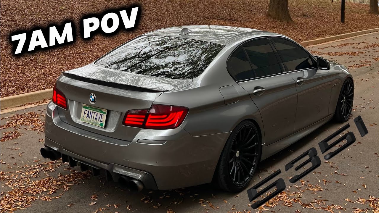 EARLY MORNING BREAKFAST RUN IN A STAGE 2+ TUNED BMW F10 (STRAIGHT PIPED)