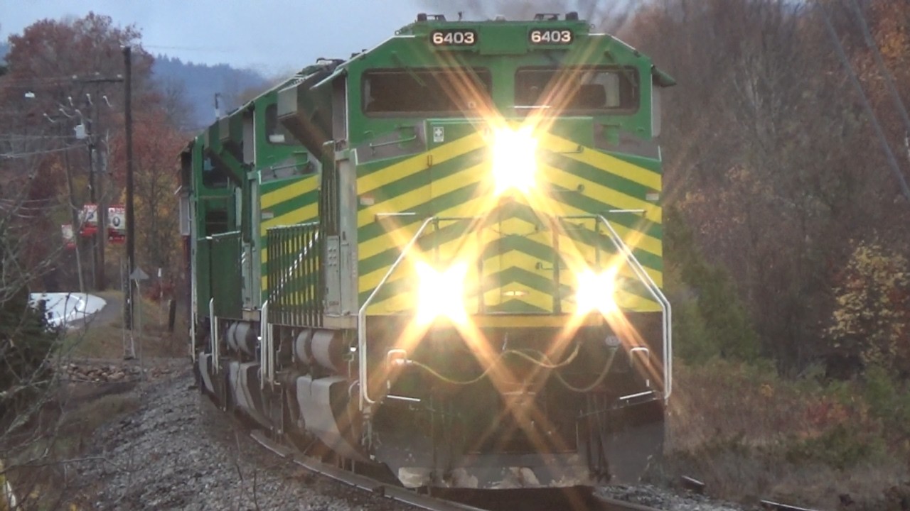Long Manifest / Stack Train NBSR 120 Rolling pass Westfield Beach, NB