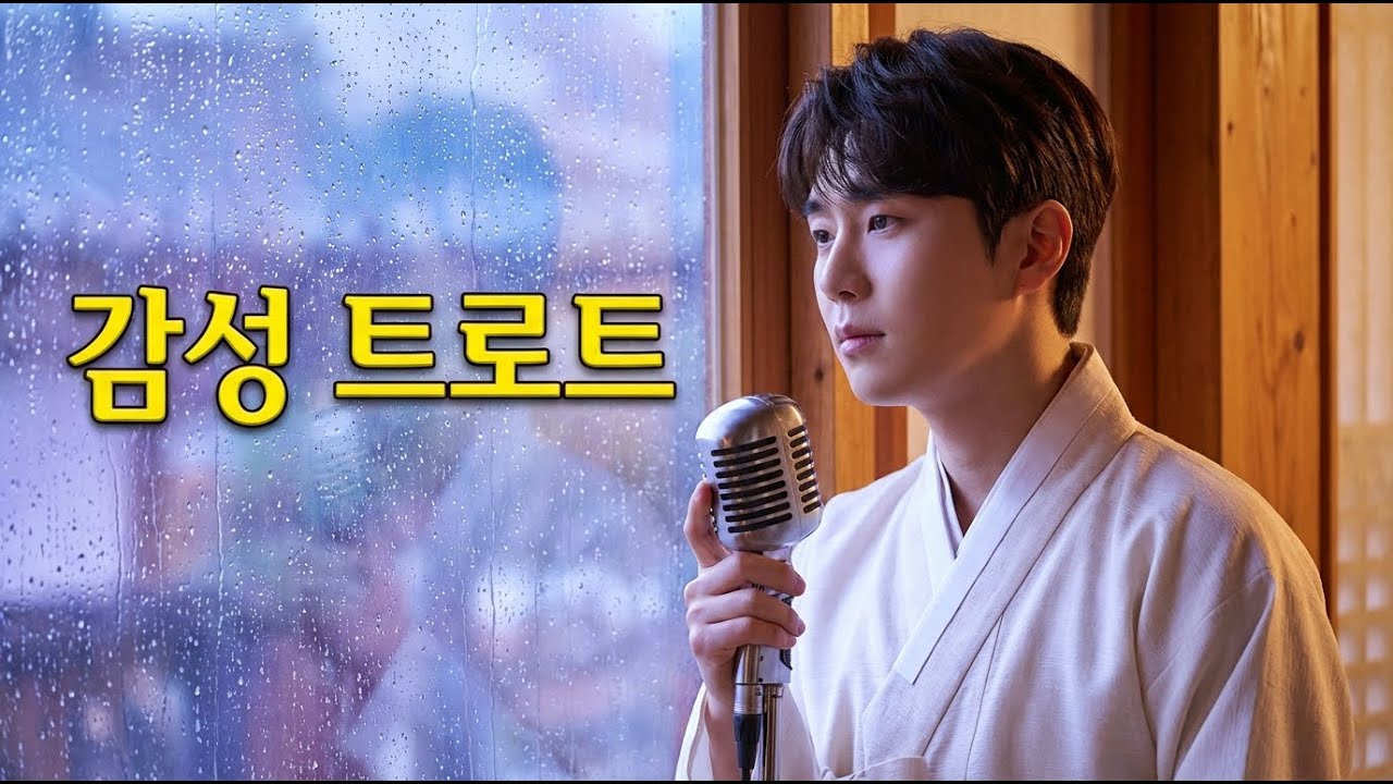 혼자 있을 때 가슴이 먹먹해지는 남자 감성 트로트 모음