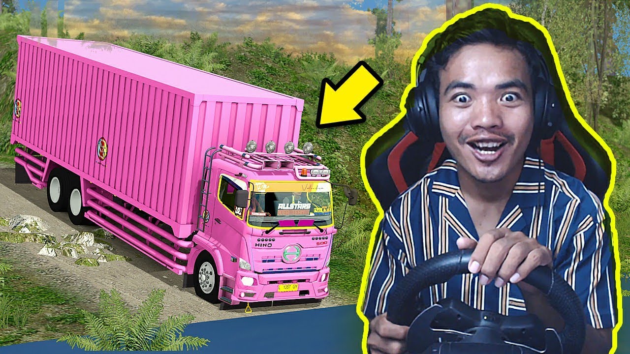 TRUK HINO BOX MBOIS TERJANG BANJIR - ETS2