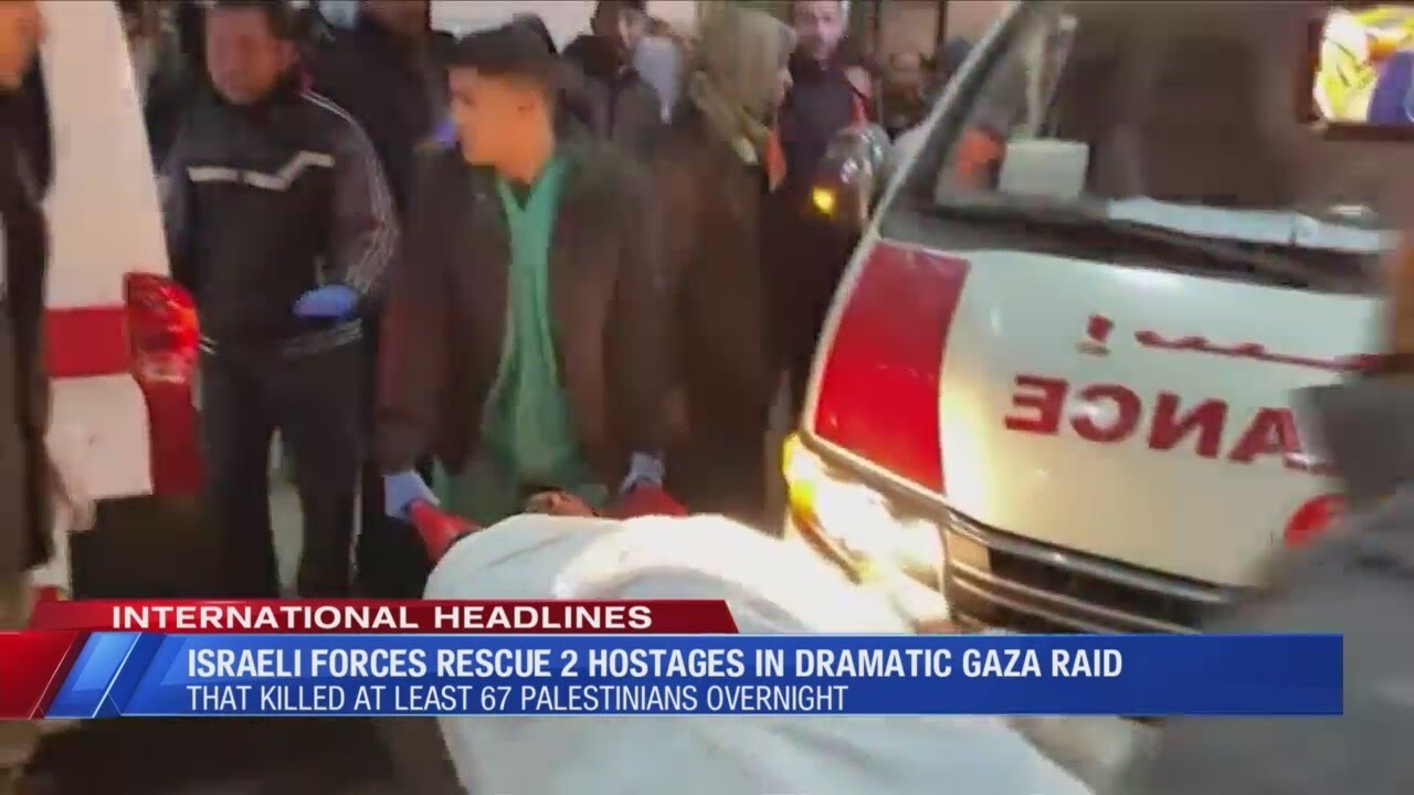 Israel forces rescue 2 hostages in dramatic Gaza raid