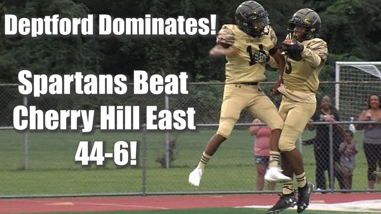 Deptford 44 Cherry Hill East 6 | Week 0 Football | Jamir Robinson 3 TDs