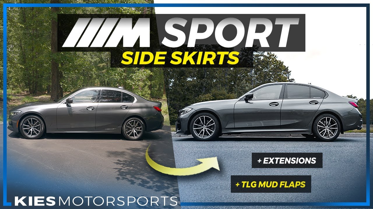 M SPORT Side Skirt Conversion + Extensions on a BMW G20 330i