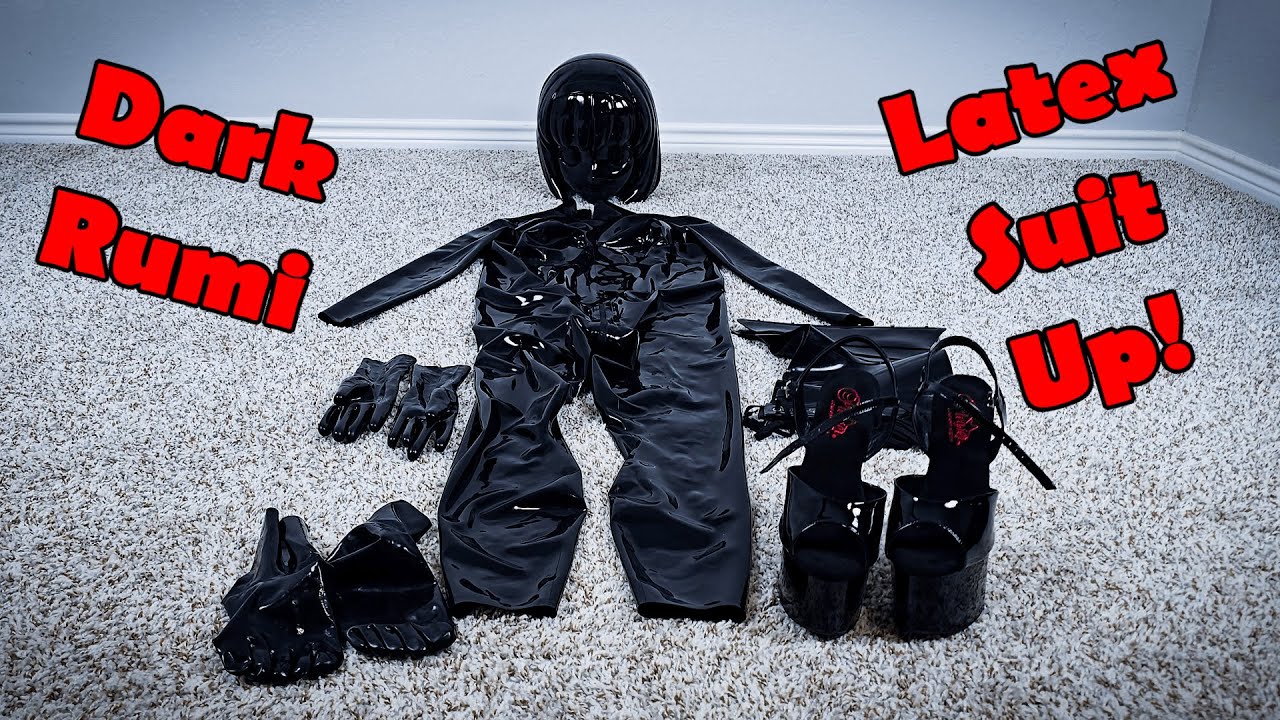 Dark Rumi Latex Catsuit Suit Up! - Rumi Aida Kigurumi #costume #latex #kigurumi #cute #cosplay