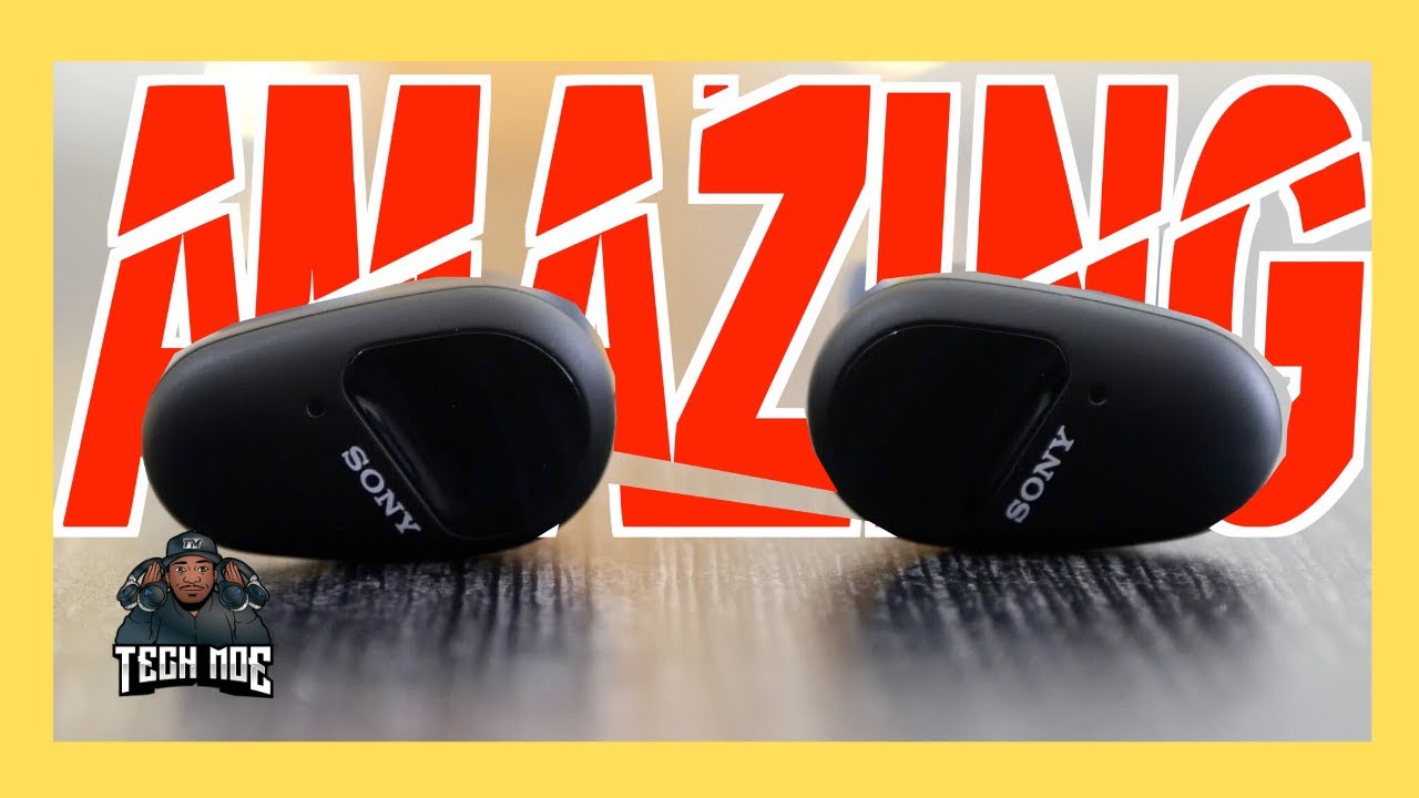 Sony WF-SP800N True Wireless Earbuds! BASS and ANC!