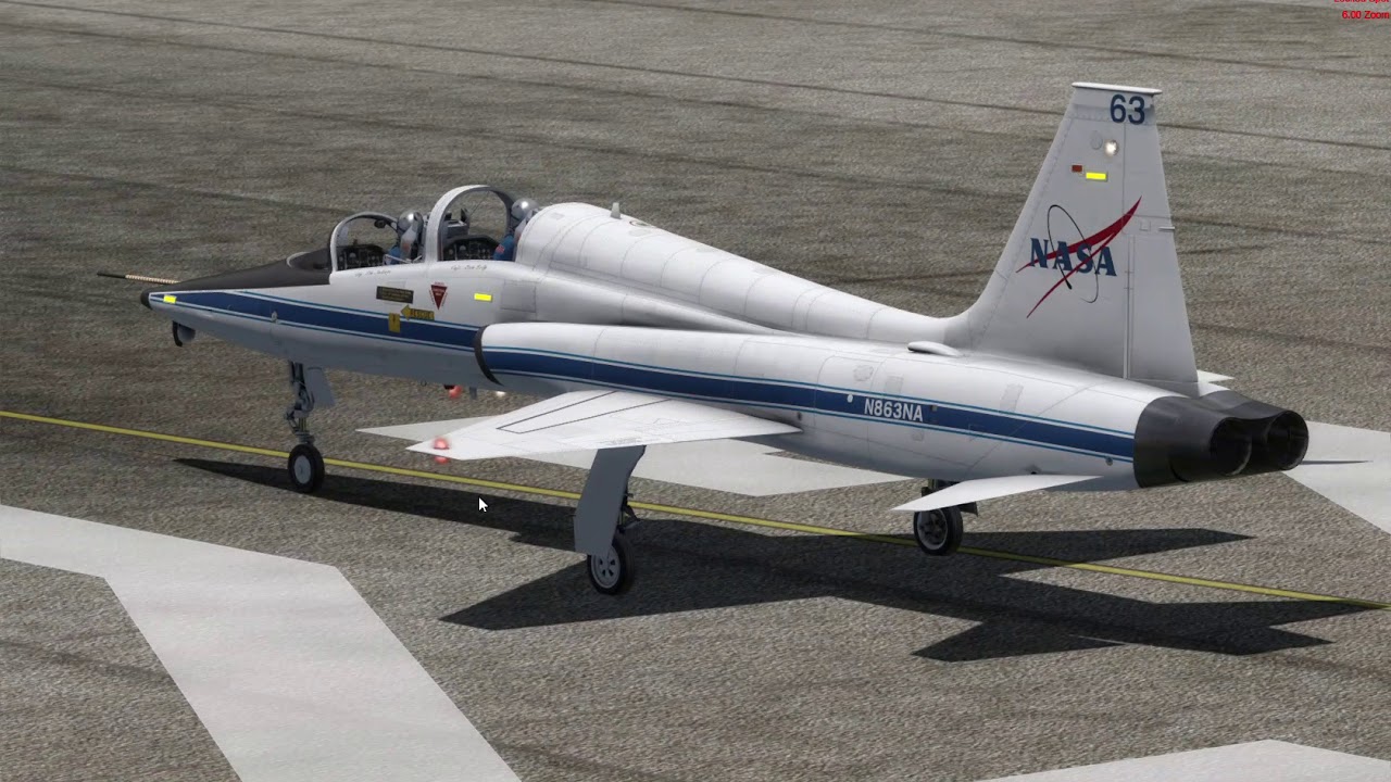 Prepar3D v4.5 -KEDW -KLAX / T-38A(N)
