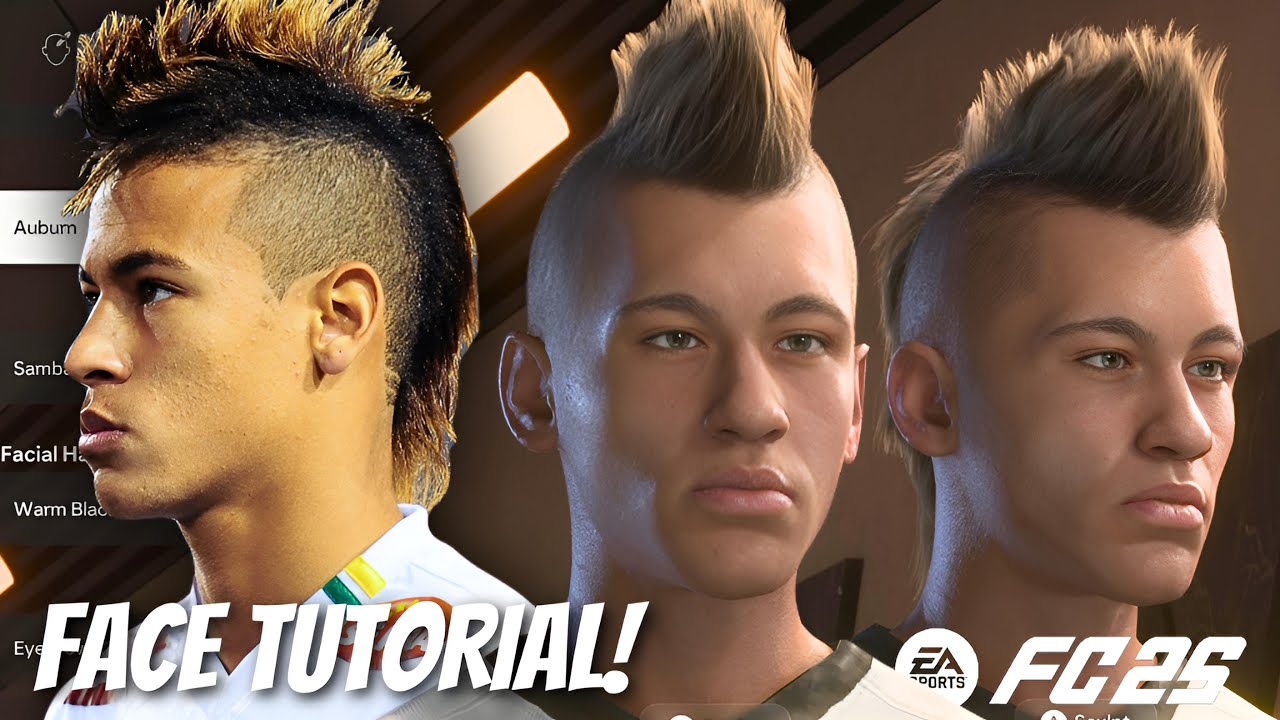 How to create NEYMAR JR (SANTOS FC) in EA FC25