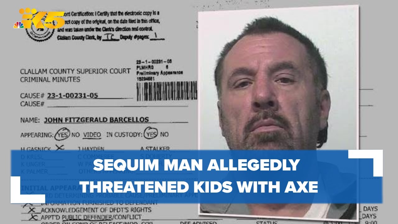 'Help me': Sequim man asks for help after allegedly attacking children