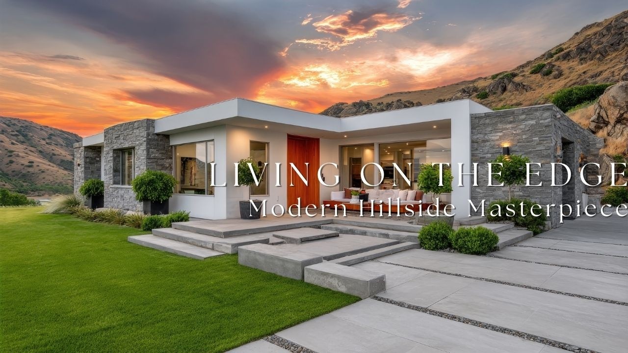 Modern Minimalist Hillside Retreat | Where Architecture Meets the Horizon