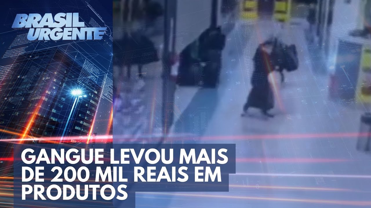 Gangue rouba loja em shopping com controle clonado | Brasil Urgente