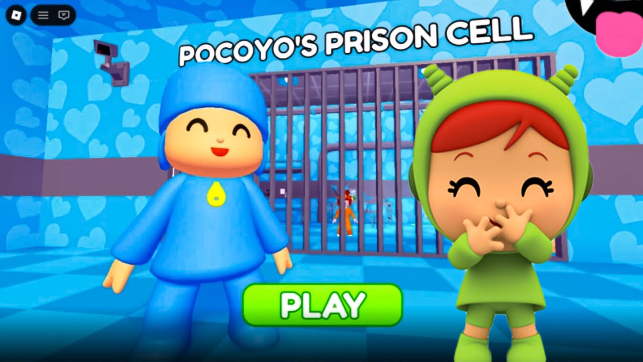  🤩POCOYO'S PRISON RUN! (Obby) NEW SCARY OBBY #roblox #scaryobby 