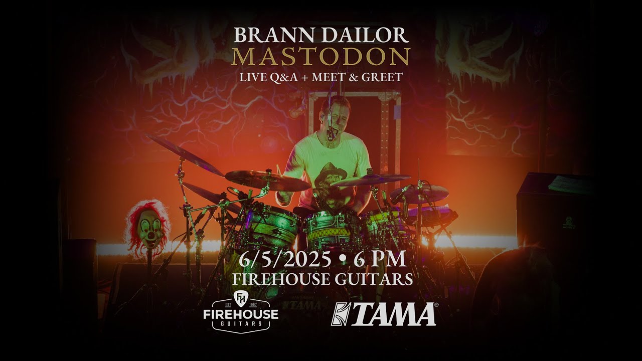 Brann Dailor LIVE Q&A at Firehouse Guitars