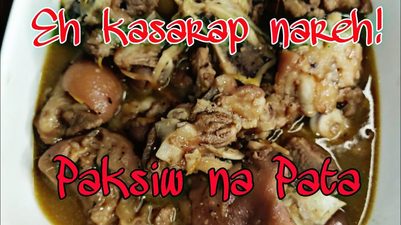 Paksiw na Pata(Paa) Ng Baboy/How to Cook paksiw pork leg