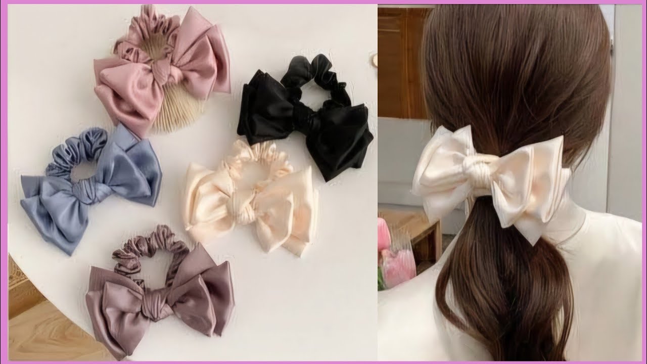 ✨️Nuevo Diseño de Scrunchie/Cose estos hermosos Scrunchie para ti para regalar o vender
