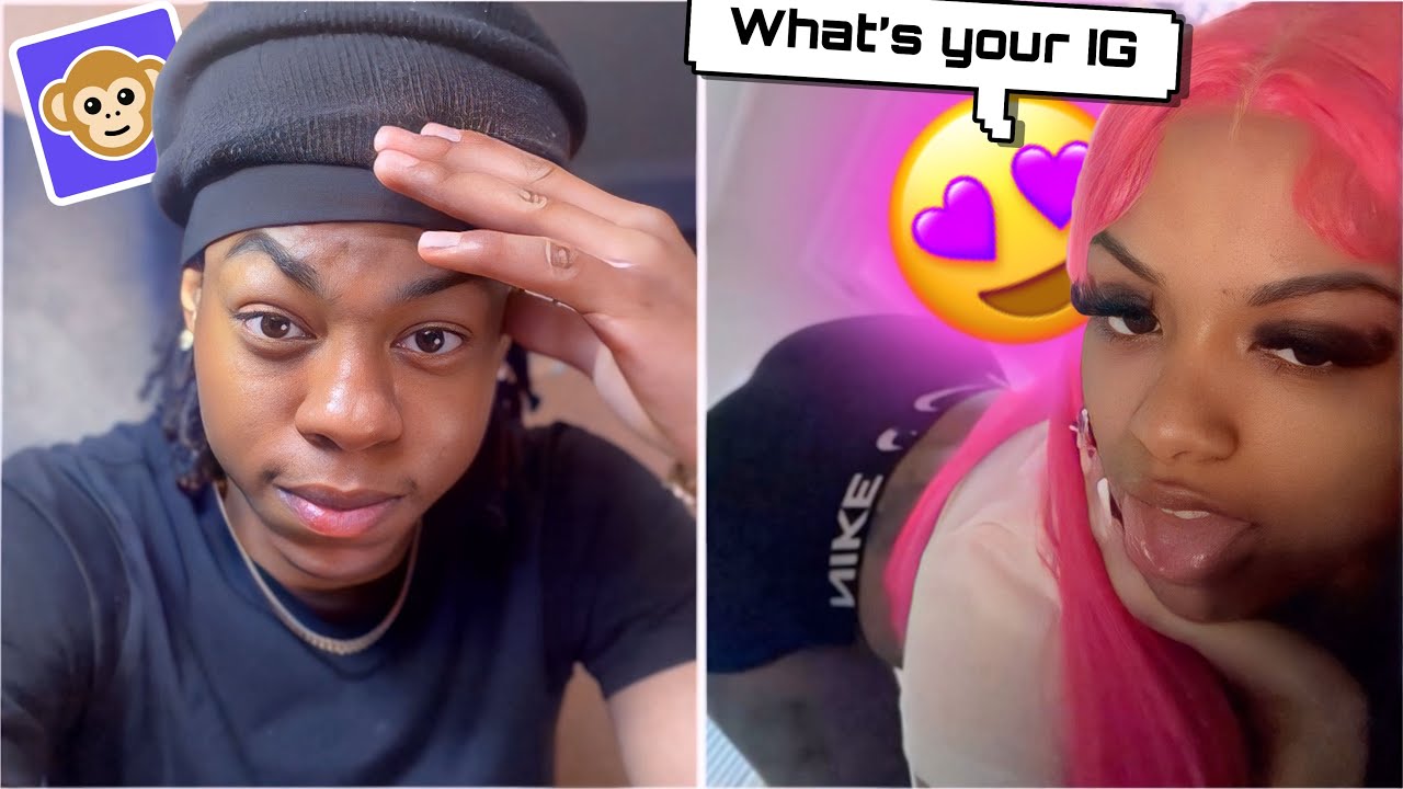 “Trolling & Pulling Baddies on Monkey App 😂”