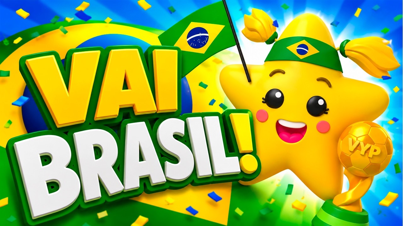 VAI BRASIL! M&uacute;sica da Copa do Mundo para Crian&ccedil;as | 10 Minutos