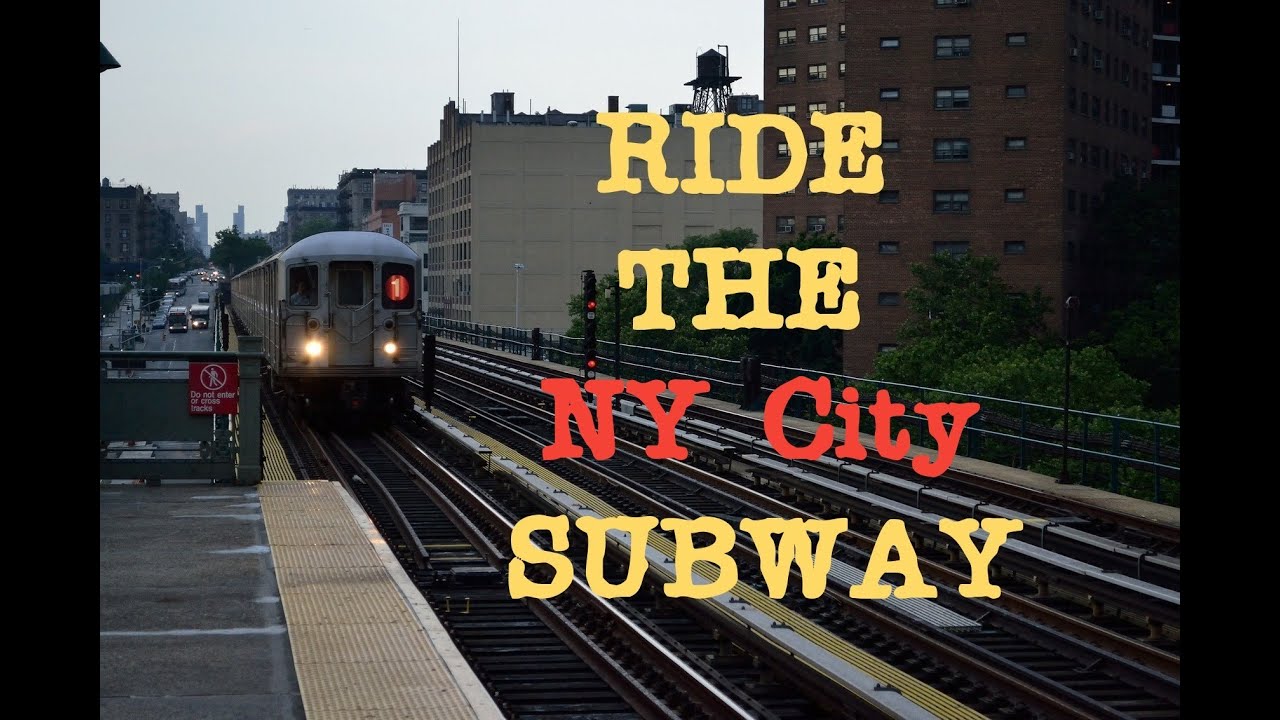 NEW YORK CITY SUBWAY SOUNDS ~Come Take A Ride On The NYC Subway! ~ASMR ~Relaxation Sounds