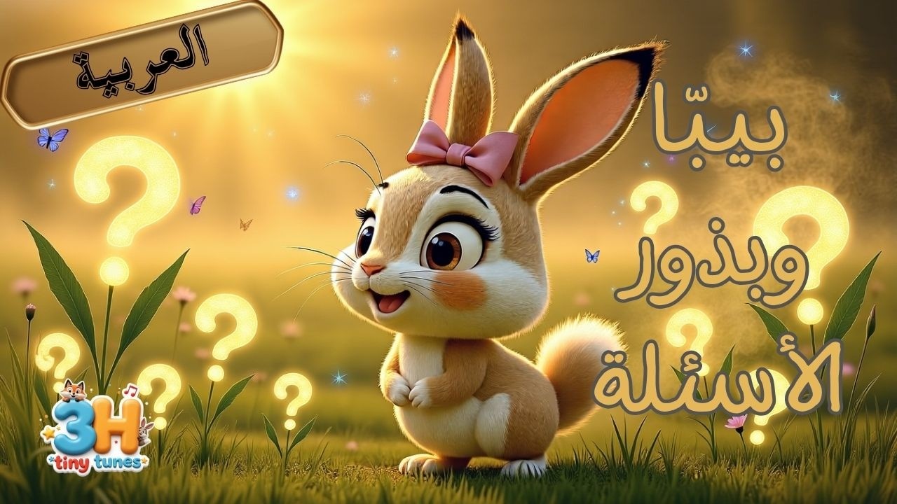 بيبّا وبذور الأسئلة 🌱🐰 | أنشودة الفضول للأطفال | 3H Tiny Tunes