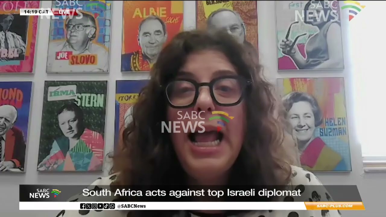 Prof Karen Milner reacts to South Africa acting against top Isreali diplomat