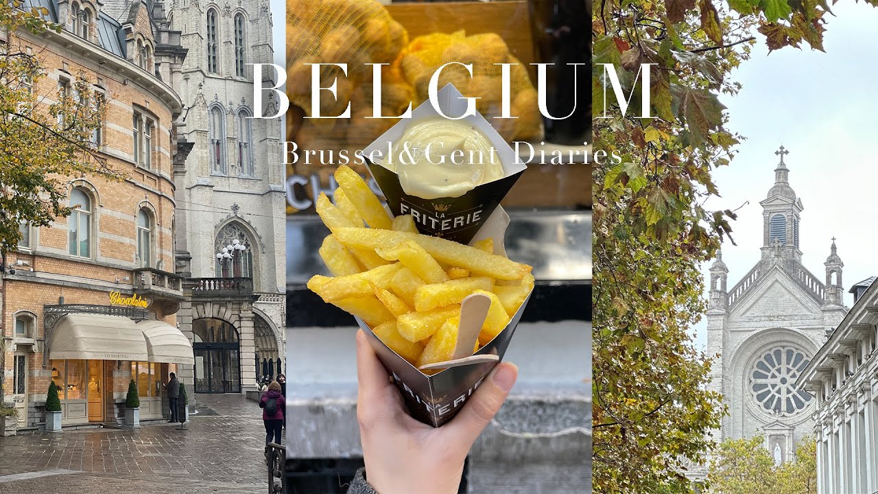 BELGIUM🍟| 런던은 도대체...기차타고 먹으러 떠난 벨기에 여행 01 | 브뤼셀, 겐트 찍먹