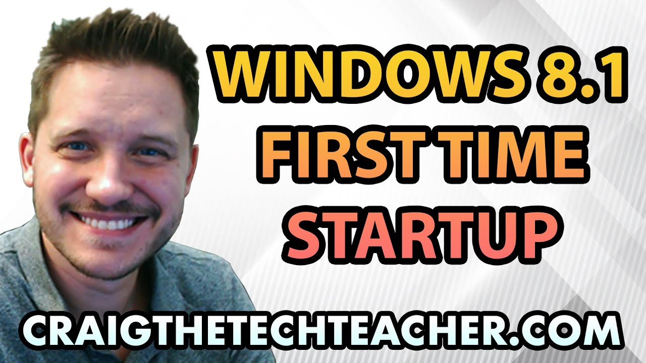 Windows 8 First Time Setup (2020)