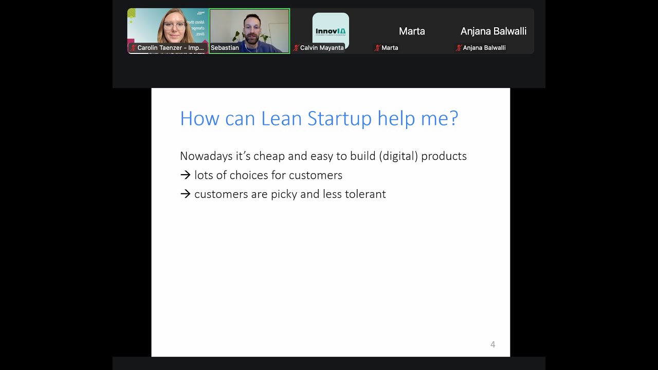 Lean Start-Up with Sebastian Bartosch