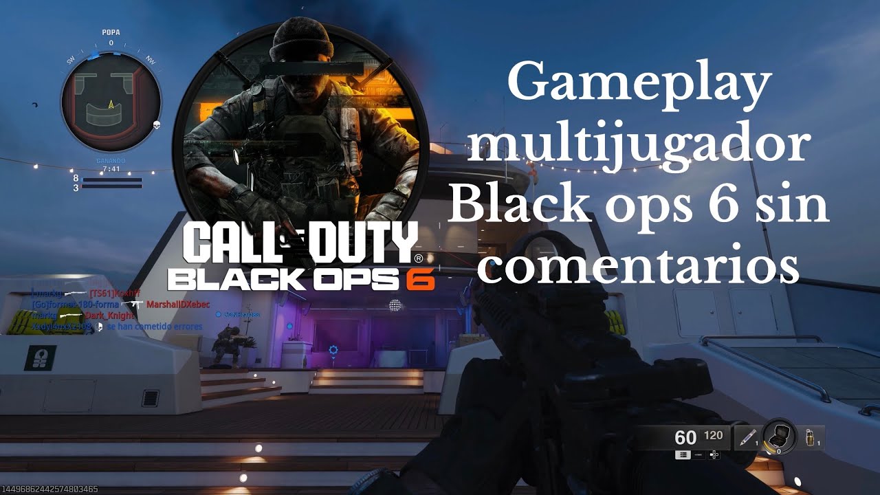 BLACK OPS 6 MULTIPLAYER GAMEPLAY SIN COMENTARIOS