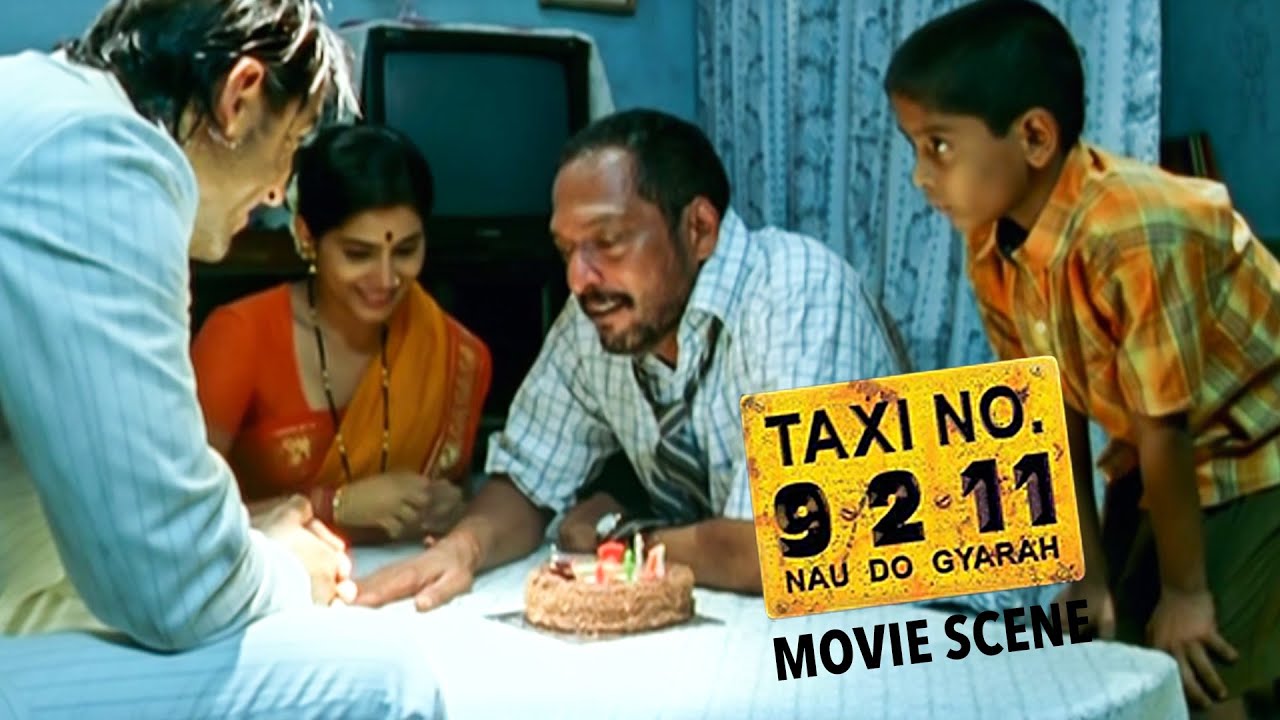 John Abraham Brings Nana Patekar's Family Back On Their Birthday | Taxi No. 9211 | Movie Scene