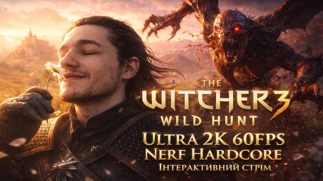 🚨 Witcher 3 Blood and Wine | ТУСЕН СЮЖЕТ + ЧАТ КВЕСТИ | NERF HARDCOR #57 🔥