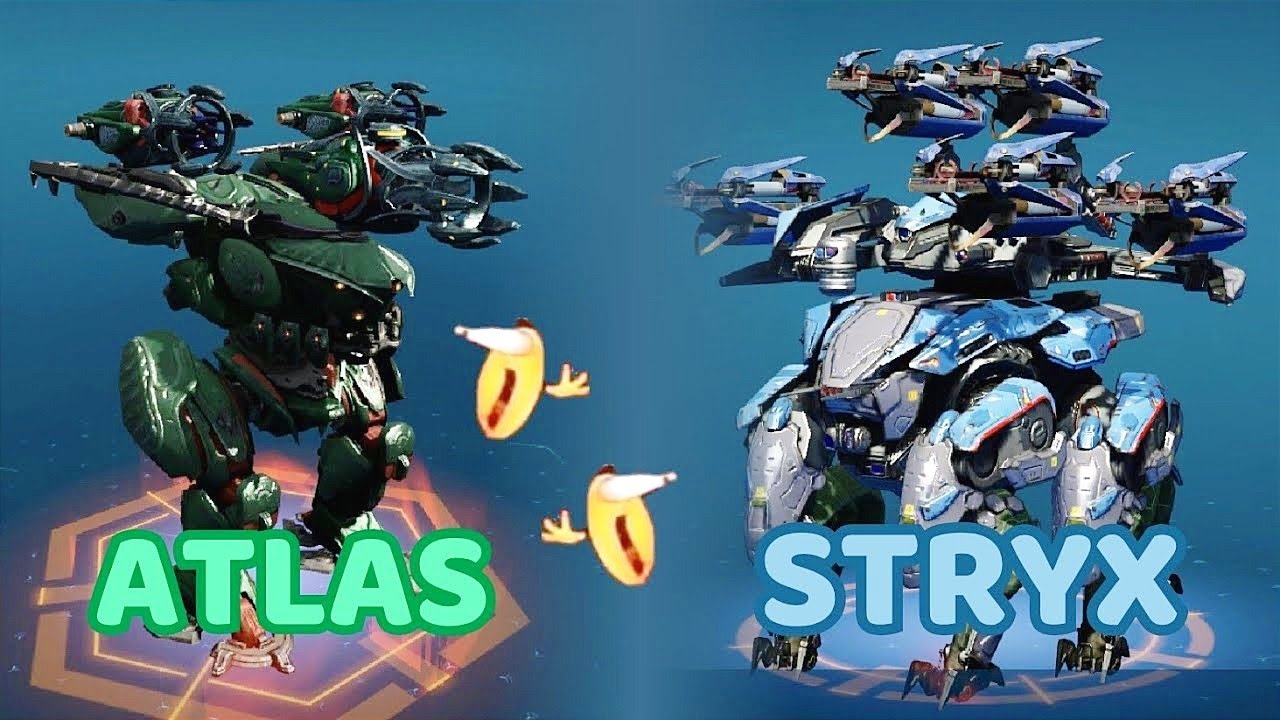💥 New Robot : STRYX, ULTIMATE RAVANA & New Titan : ATLAS - War Robots Test Server