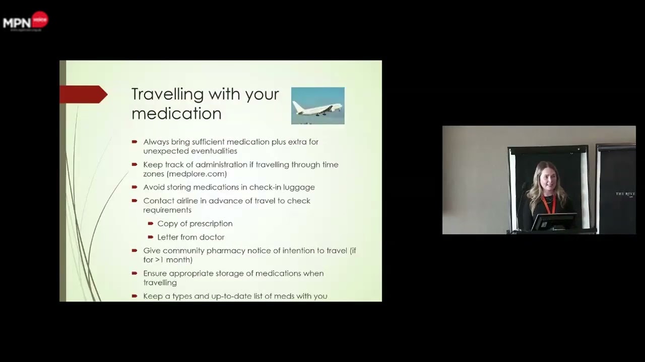 MPN Voice Patients' Forum, 16 May 25, Cork.  Presentation from Maeve Dennehy, Snr Pharmacist