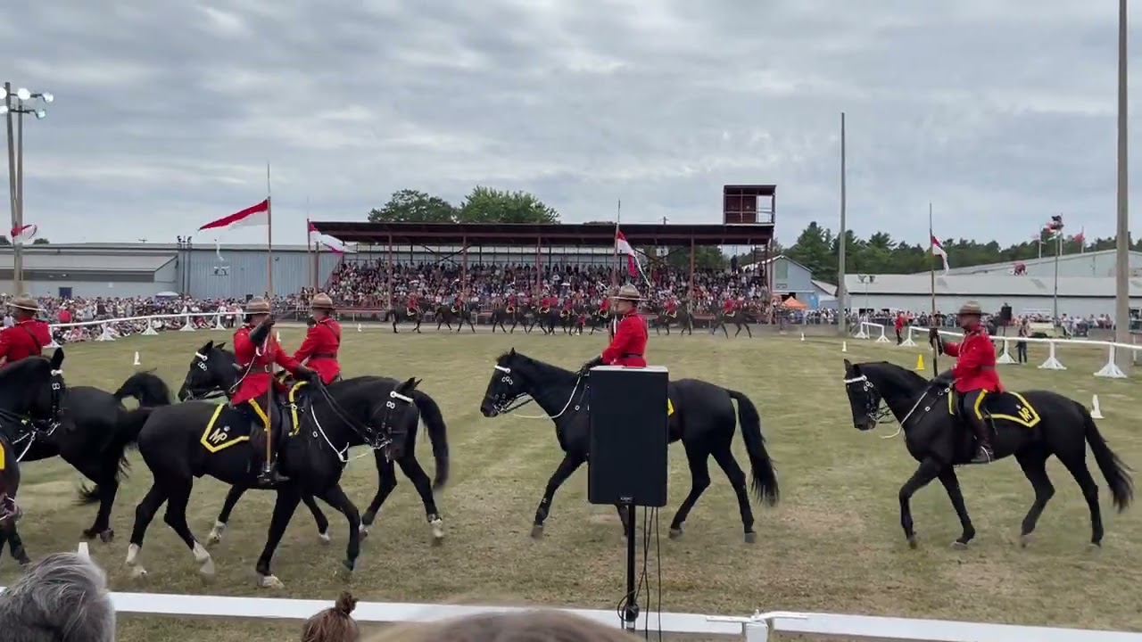 RCMP Musical Ride @ Spencerville Fair 2025 — Royal Canadian Mounted Police Horses