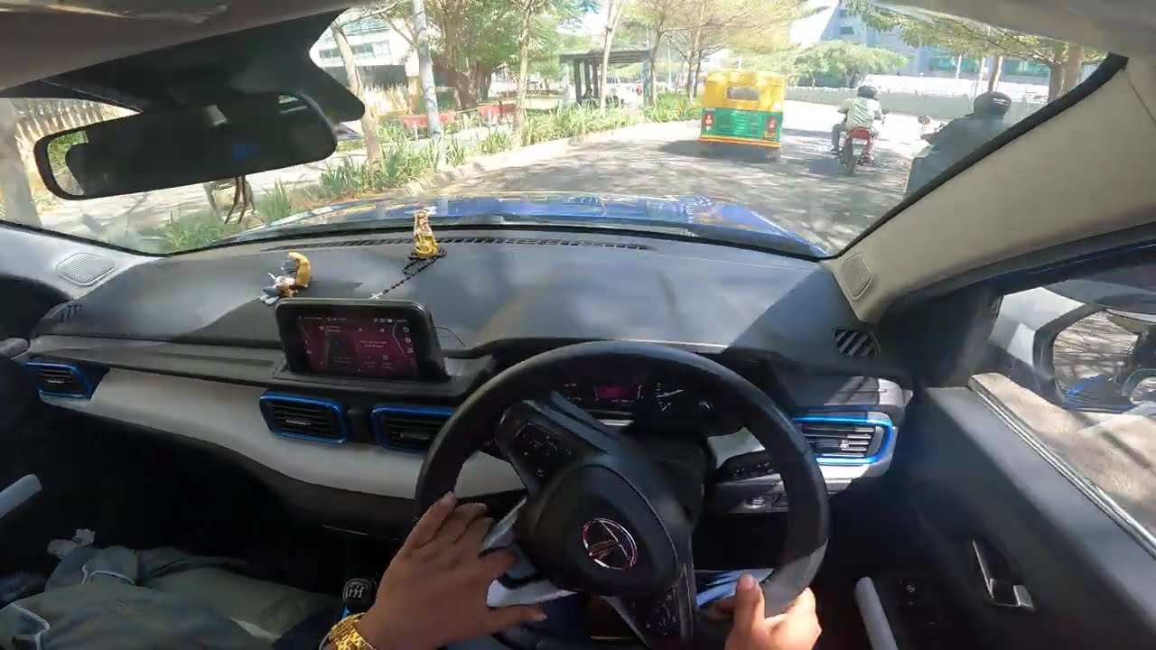 Slow & Smooth Driving ASMR 🚗🎧 | Bangalore Office Commute | Tata Punch