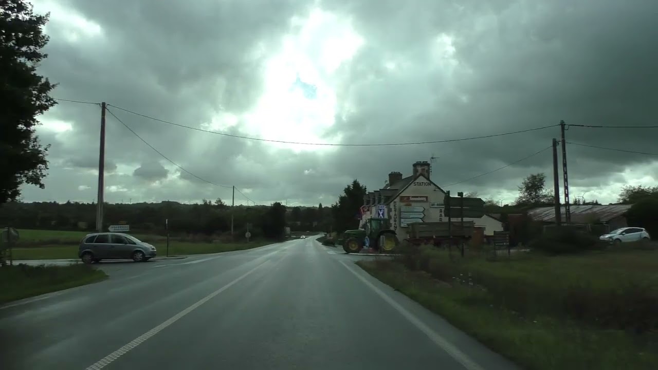 Driving On The D787A, D787 & D31 From Locménard To La Croix Tasset, Côtes d'Armor, France