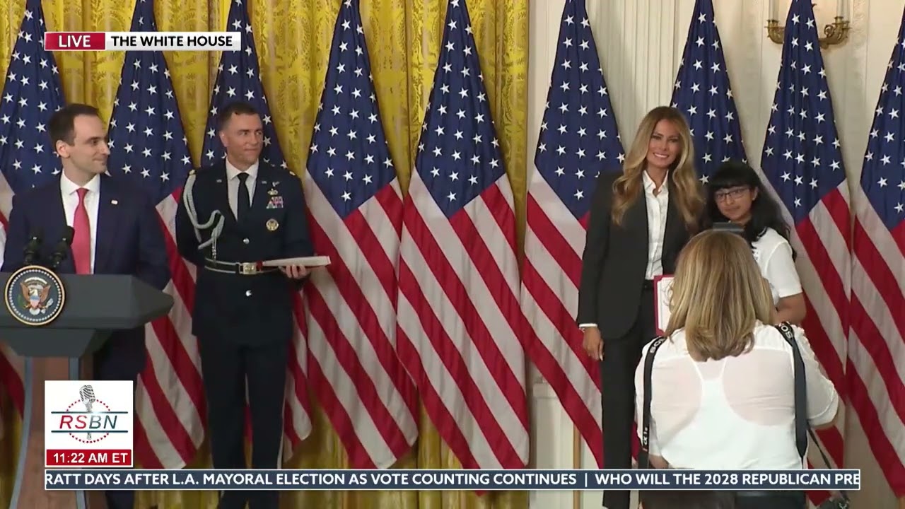 WATCH: Melania Trump Presents Awards to AI Challenge Champions - 06/09/26