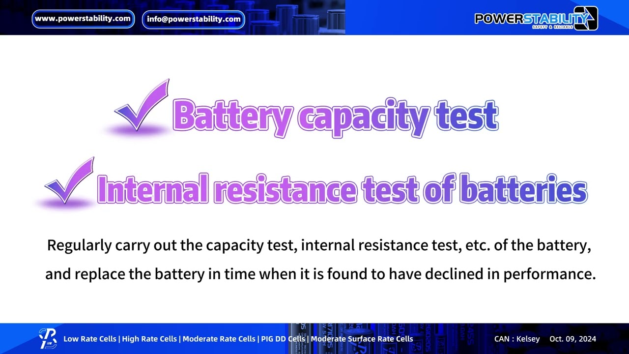 What are the maintenance intervals for downhole batteries?