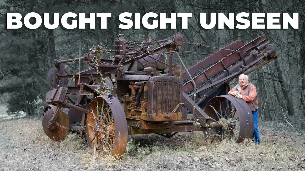 Recovering a Rare Gem - 1940s CAT Elevating Grader