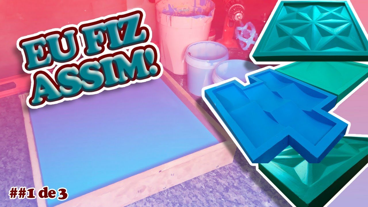 Ele fabricou sua própria forma de SILICONE (#aula 1)
