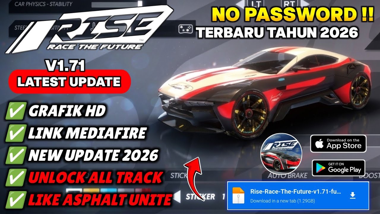 GRAFIK HD ‼ Game Mirip Asphalt Legends Unite Full Offline - 100% Work 🔥